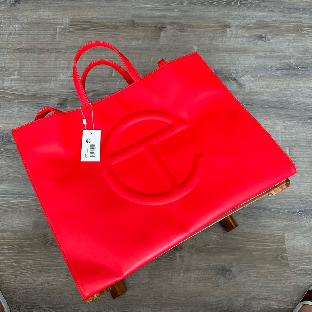 Telfar Shopping Bag (Large) — Red